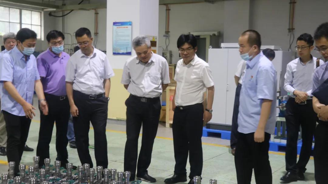 工程公司徐鹏飞调研中核浦原在陕装备制造企业